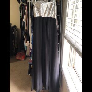 Silver and Black dress 